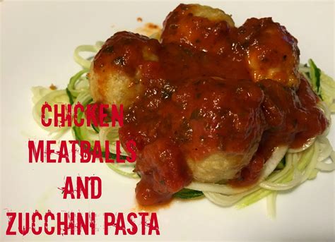The secret ingredient is cream cheese! The Simple Life: Chicken Meatballs and Zucchini Pasta ...