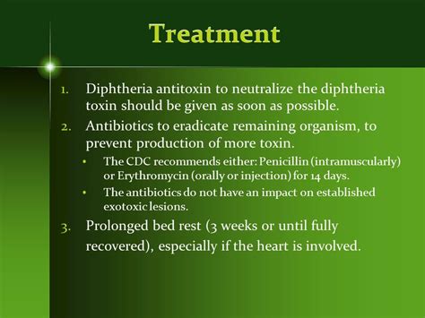 Diphtheria Antibiotics