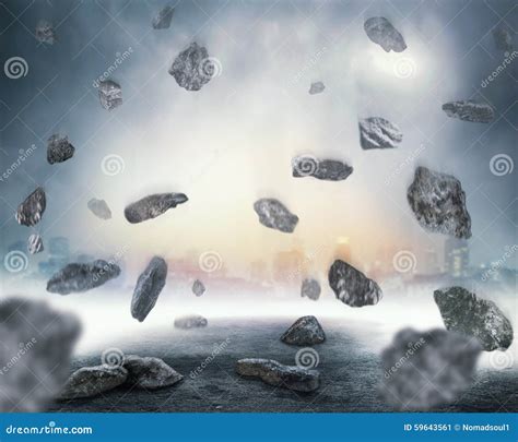 Rocks Falling In Chaos Stock Image Image Of Protection 59643561