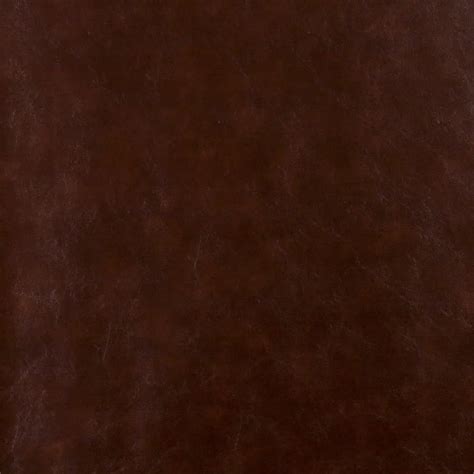 Chestnut Brown Solid Leather Hide Grain Indoor Outdoor Vinyl Upholstery