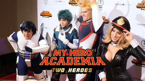 My Hero Academia Two Heroes Review And Red Carpet Premiere Interviews