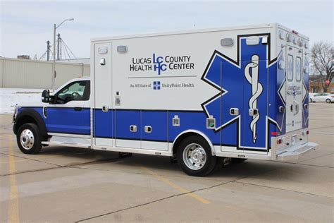 Lucas County Health Center Life Line Emergency Vehicles