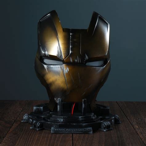 Iron Man Faceplate Mask Ironman Mark 42 Mask Metal Battle Etsy