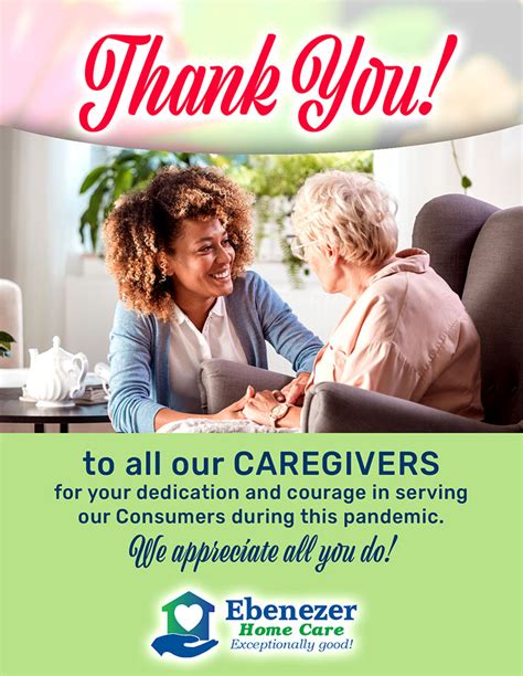 Thank You To All Our Caregivers Ebenezer Home Care