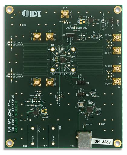 9fgl6241 Evaluation Board Front Renesas