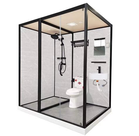 One Piece Shower Enclosure Integrated Shower Room Prefabricated Shower