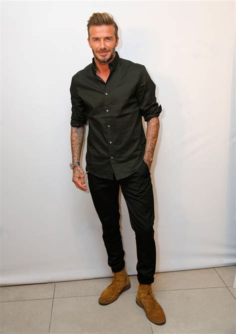 David Beckham Shows You The Right Way To Show Off Your Freshest Shoes Gq