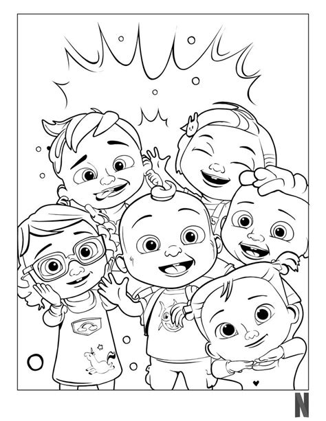 Cocomelon Coloring Page Abc Coloring Pages — In 2020