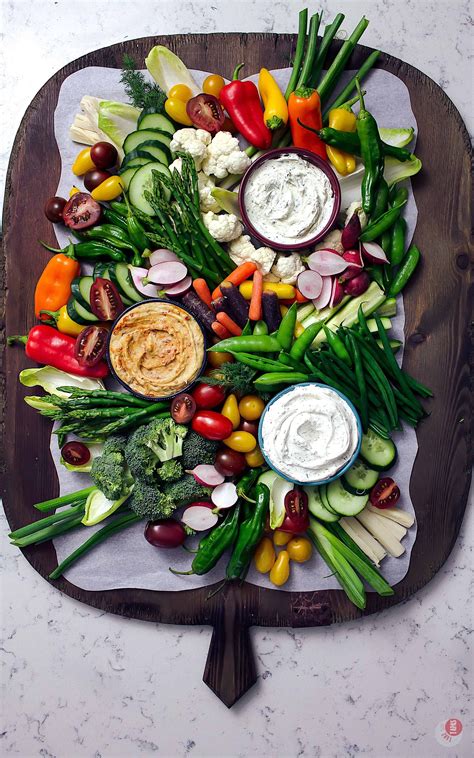 The Easiest Crudité Tray To Assemble And Put Together For A Party Or A