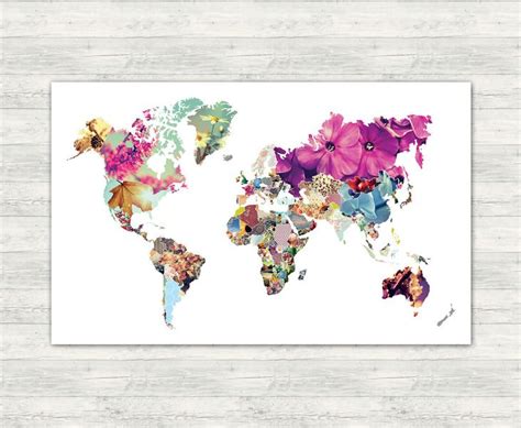 Check spelling or type a new query. Weltkarte mit floralen Fotografien und Grafiken // Floral ...