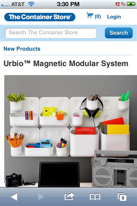 Urbio Magnetic Modular System The Container Store Container Store