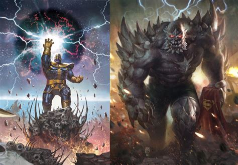 Thanos And Doomsday Vs Darkseid And Juggernaut Battles Comic Vine