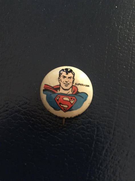 Kelloggs Pep Pin Superman Circa 1940s 1888540664
