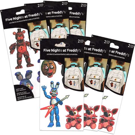 Buy Five Nights At Freddys Party Supplies Stickers Bundle Set 12