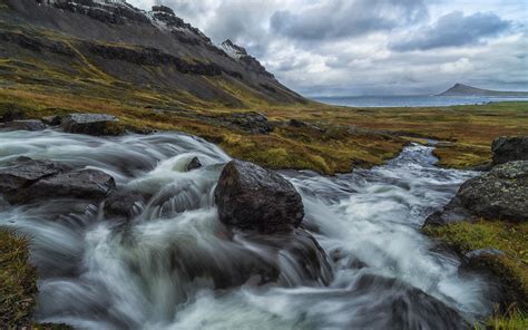 Strandir Coast In The Westfjords Of Iceland Stream Waterfall Android