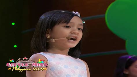Little Miss Philippines 2019 Introduction And Talent July 13 2019 Youtube