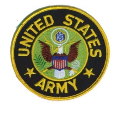 Military Embroidered Patch Us Army Iron On New 4 Ebay