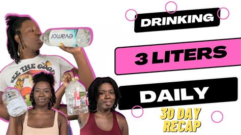 I Drank 3 Liters Of Water For 30 Days YouTube
