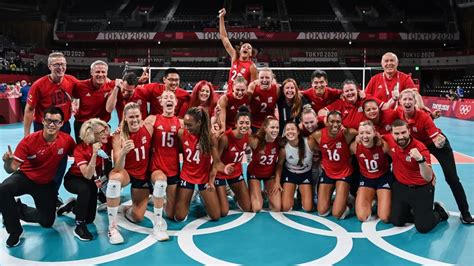Us Womens Volleyball Team Wins First Ever Olympic Gold Medal Women