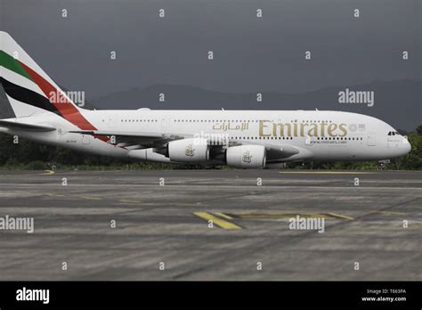 Emirates A380 Flight Schedule From Dubai To Mauritius Stock Photo Alamy