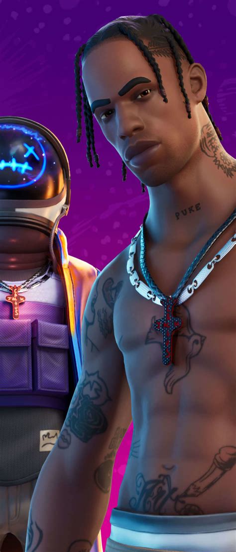 Travis scott's first fortnite concert made history last night with the biggest live audience in the game's history, as 12.3 million concurrent players watched the houston rapper debut a new kid cudi. 1080x2520 4K Travis Scott Astronomical Fortnite 2 ...