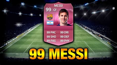 Fifa 15 99 Rated Messi Youtube