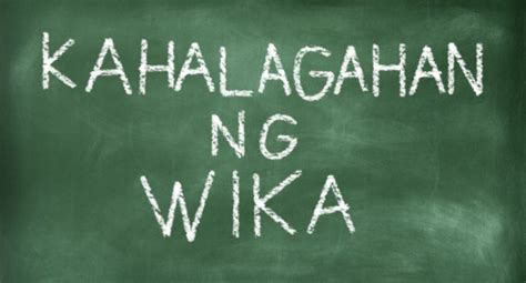 Ang Kahalagahan Ng Wikang Filipino Sa Bansa