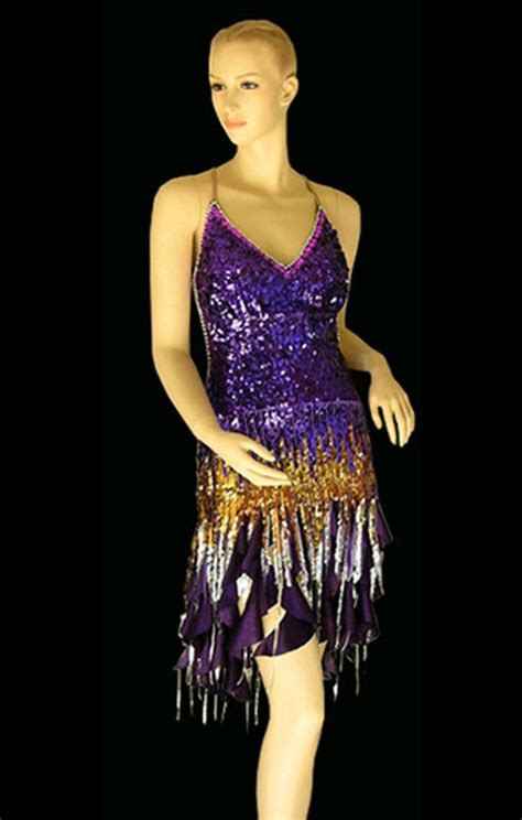 Latin Dance Costume Sexy Latin Dress With Low Cut Back Etsy