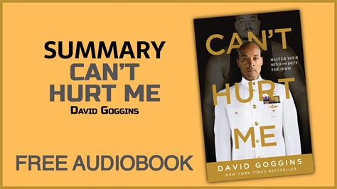 Summary Of Cant Hurt Me By David Goggins Free Audiobook YouTube