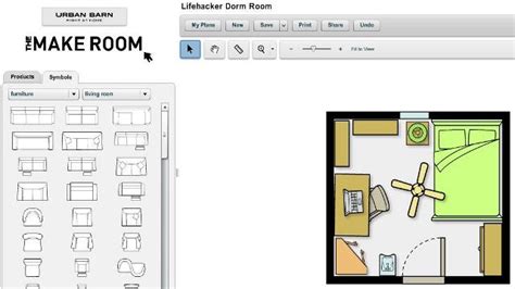 Shapes and sizes of dining tables, chairs and furniture need to be considered so personal movement is not impeded when the room is fully in use. 'The Make Room Planner' Webapp Simplifies Room Layout Design