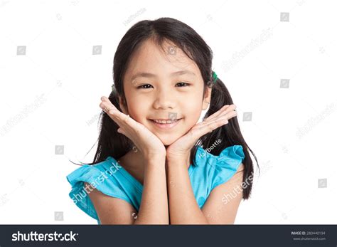 Very Happy Little Asian Girl Smile Stock Photo 280440194 Shutterstock