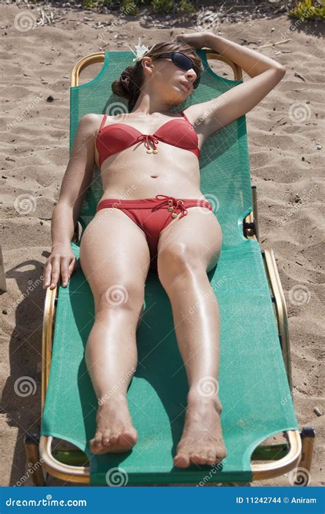 Woman In Bikinis Sunbathing Stock Images Image 11242744