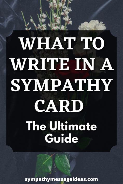 What To Write In A Sympathy Card The Ultimate Guide Artofit