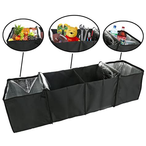 Buy Lebogner Auto Trunk Organizer With Insulated Cooler Compartments X