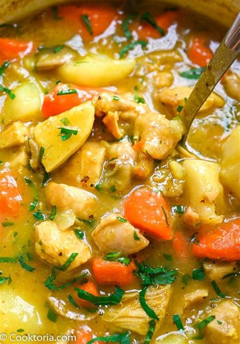 This Chicken Stew Is The Perfect Meal On A Cold Day Hearty Thick And