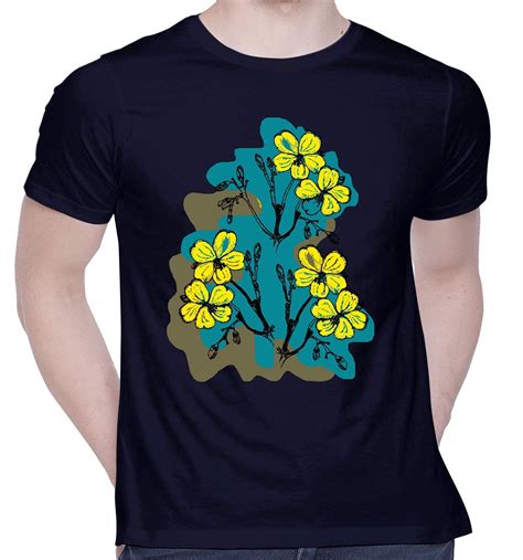 Buy Creativit Graphic Printed T Shirt For Unisex Floro Leaves Tshirt