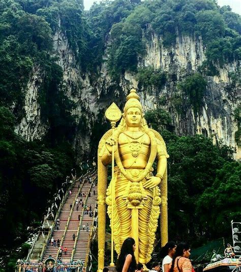 The caves are a part of a limestone hill with dates back to approximately. Batu Caves, Lord Murugan, Hindu Temple in Malaysia. One of ...