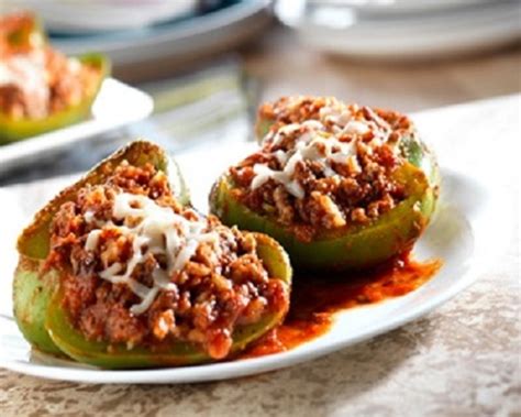 Easy Italian Stuffed Peppers Recipe By Recipe Cookeatshare