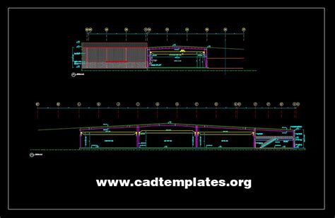 Steel Factory Section Details CAD Template DWG CAD Templates