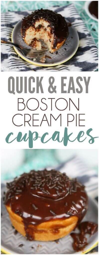 Refrigerate until set, at least 2 hours or up to 2 days. Easy Boston Cream Pie Cupcakes Recipe