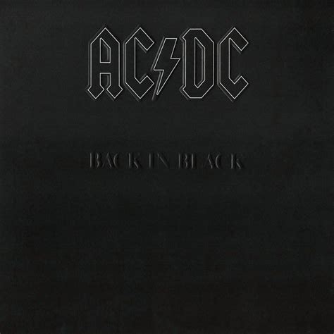 Back In Black Album By Acdc Music Charts