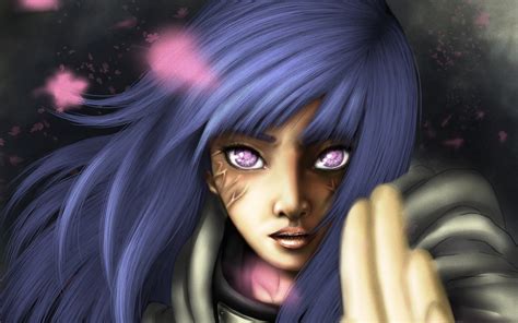 Hinata Hyuga Manga Purple Eyes Artwork Naruto Anime Naruto