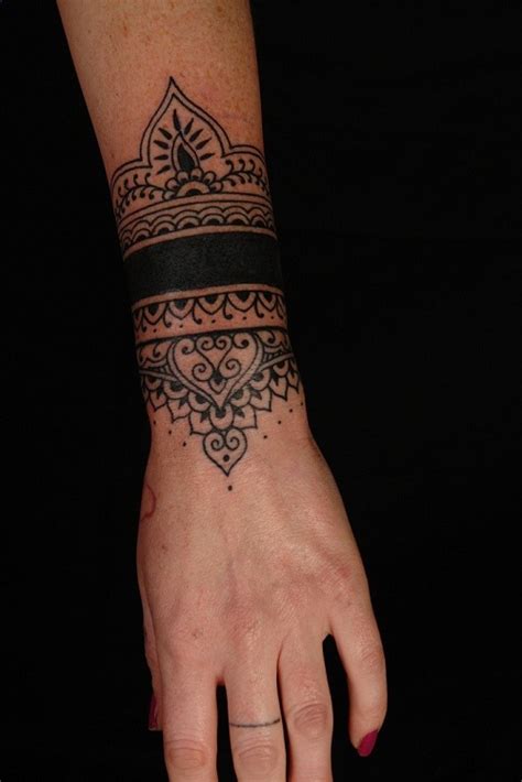 22 Beautiful Tribal Wrist Tattoos