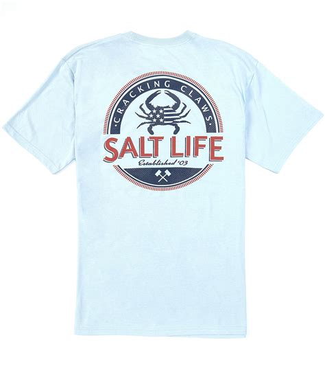 Salt Life Short Sleeve Black Fin Graphic T Shirt Dillards