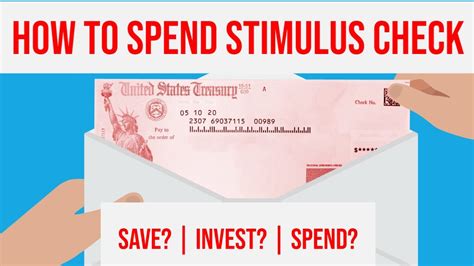 How To Spend Your Stimulus Check Saveinvesthoard Youtube