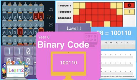 ilearn2 primary computing made easy on twitter year 6 binary code pupil activity pack