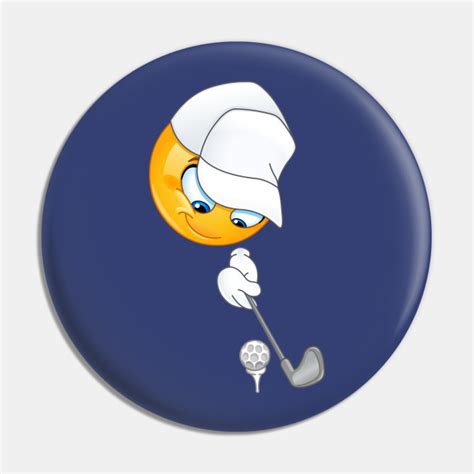 Golf Emoji Emoji Pin Teepublic