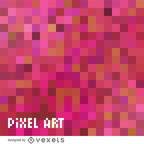 Pink Pixel Art Backdrop Vector Download