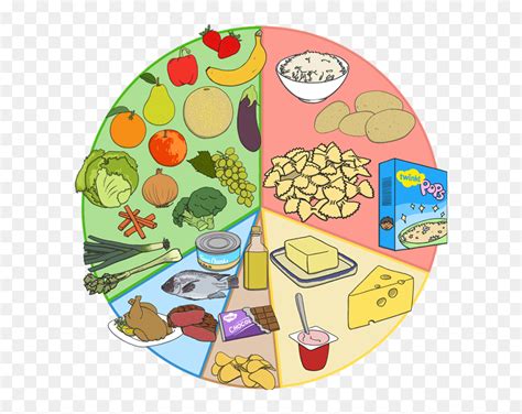 Balanced Diet Eating And Drinking Different Foods To Balanced Diet