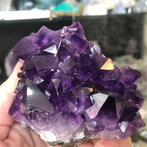 The color of this amethyst is unlike any I've seen before...never this ...